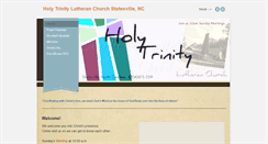 Desktop Screenshot of holytrinitylc.org