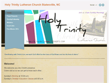 Tablet Screenshot of holytrinitylc.org